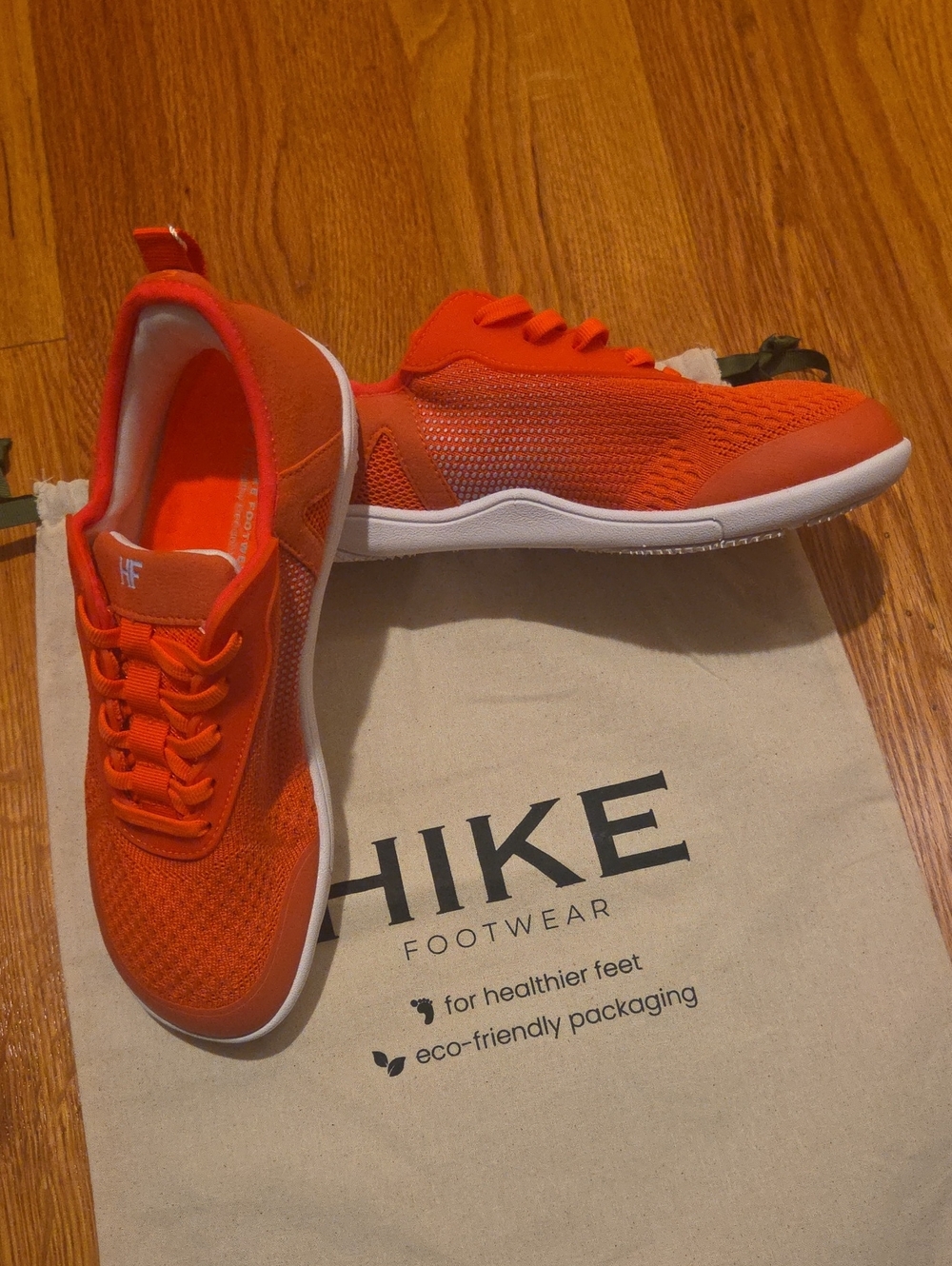 HIKE Lightweight Women’s Athletic Sneakers in Vibrant Orange